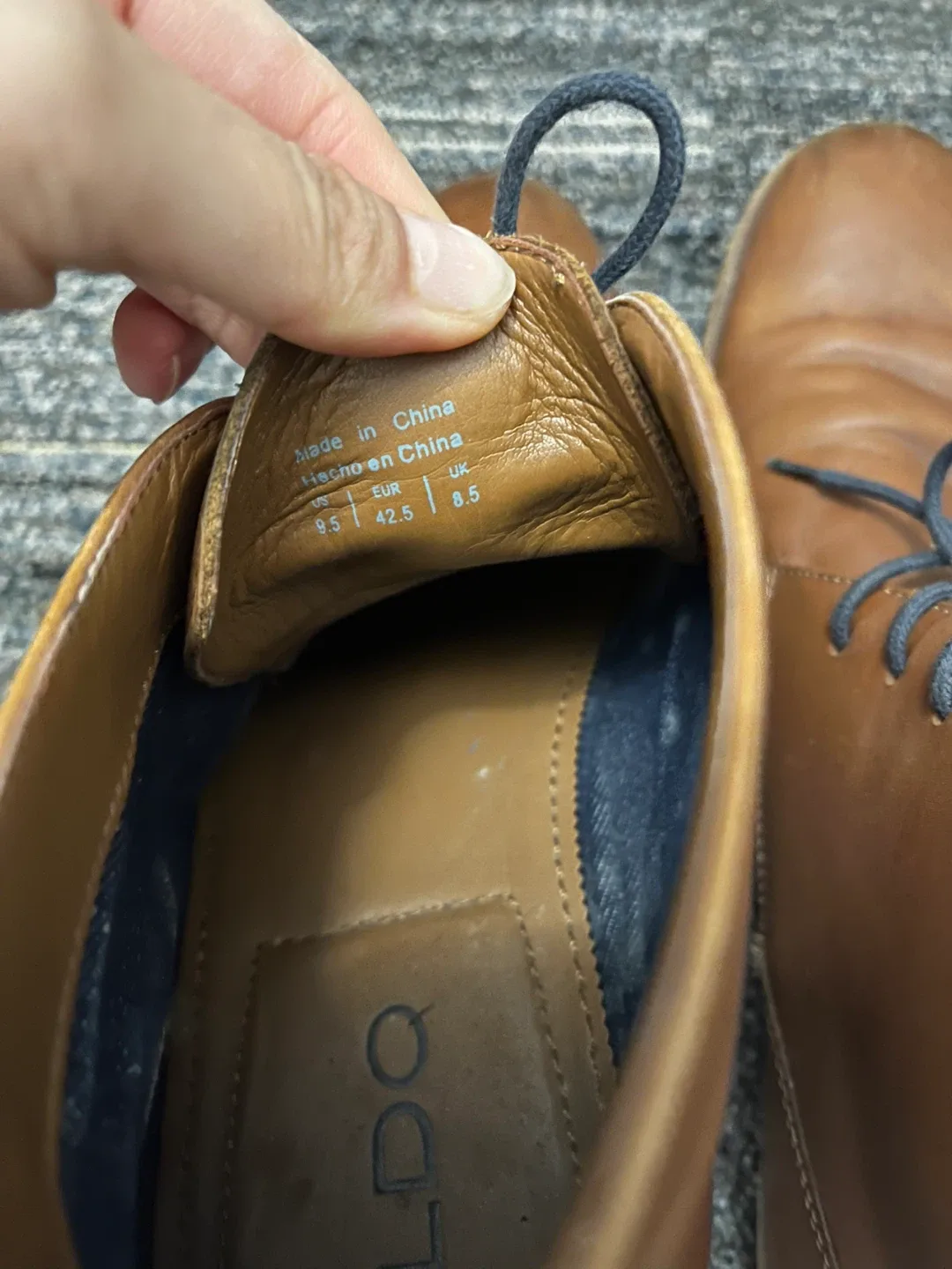 Aldo Brown Leather Boots Size 9.5 image indicator(3)