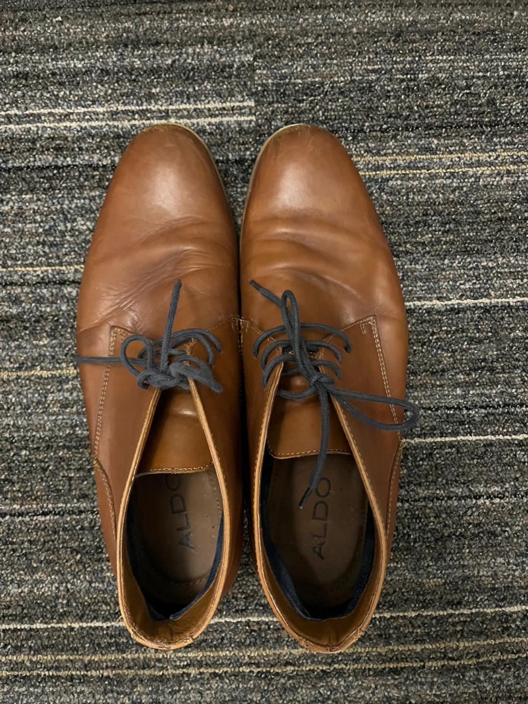 Aldo Brown Leather Boots Size 9.5