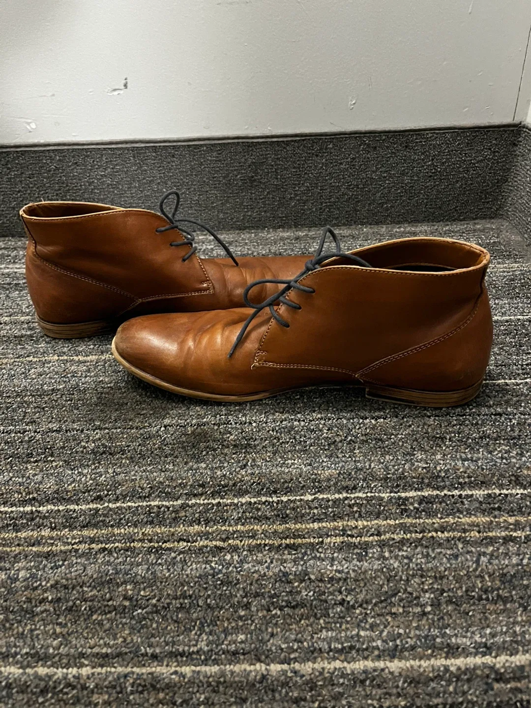 Aldo Brown Leather Boots Size 9.5 image indicator(5)