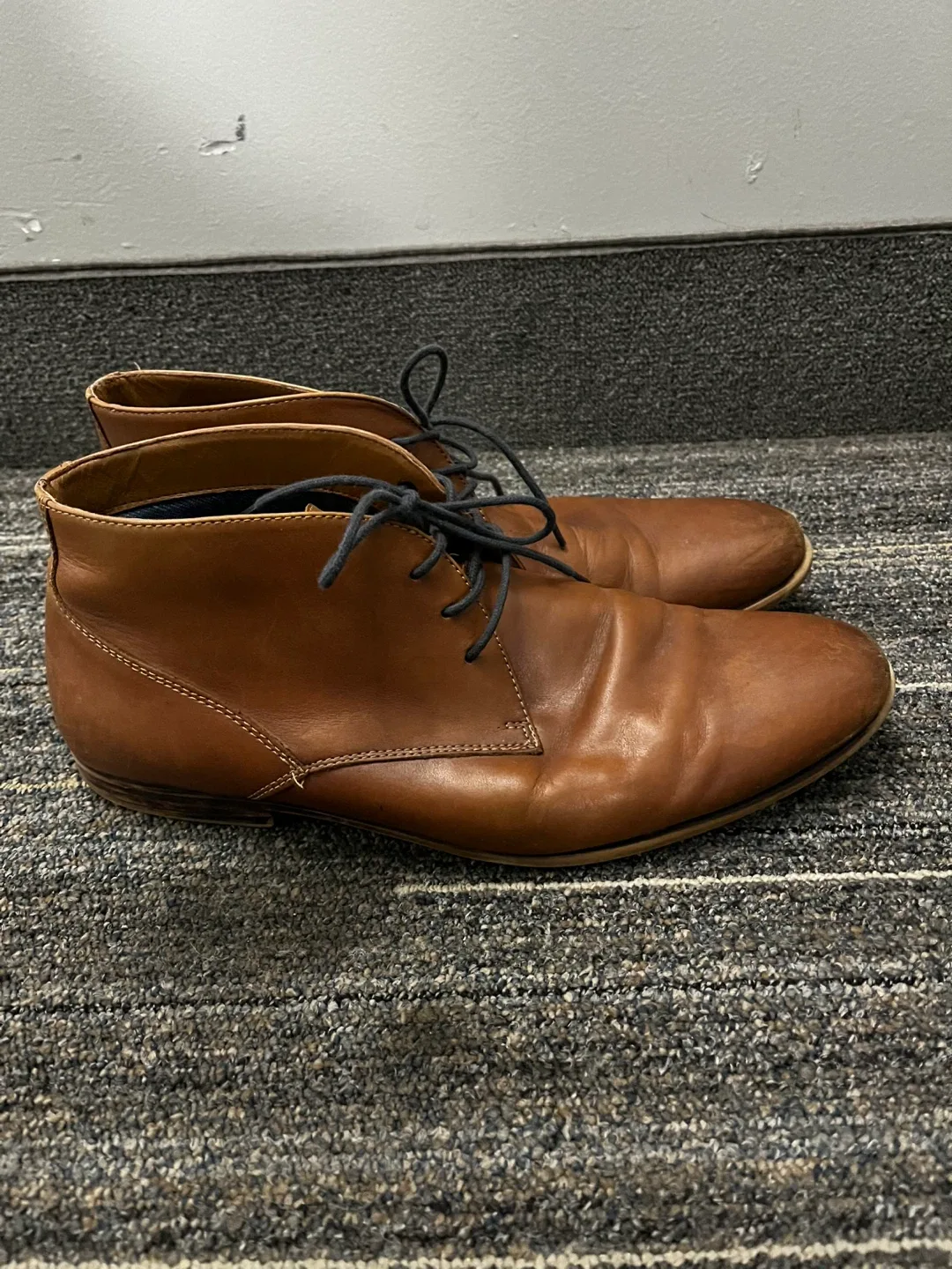 Aldo Brown Leather Boots Size 9.5 image indicator(2)