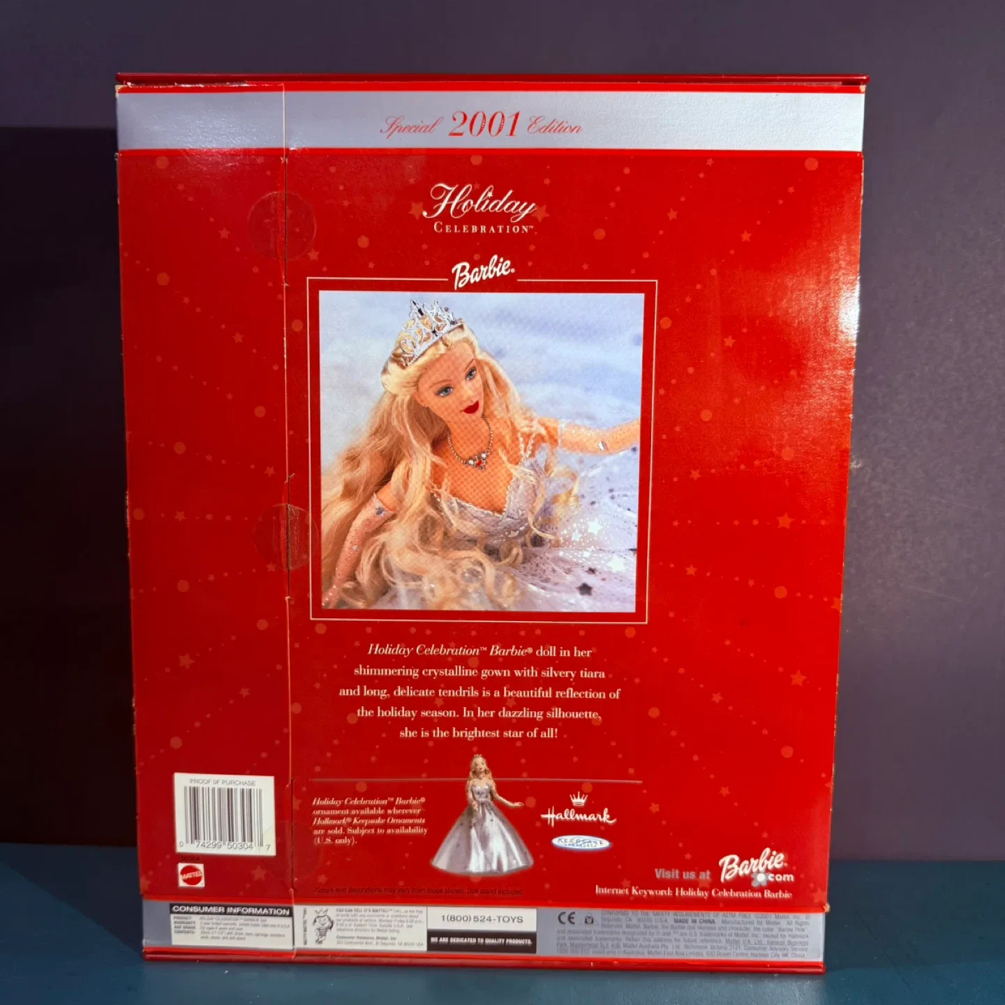 Holiday Celebration Barbie 2001 Special Edition - New in Box image indicator(3)