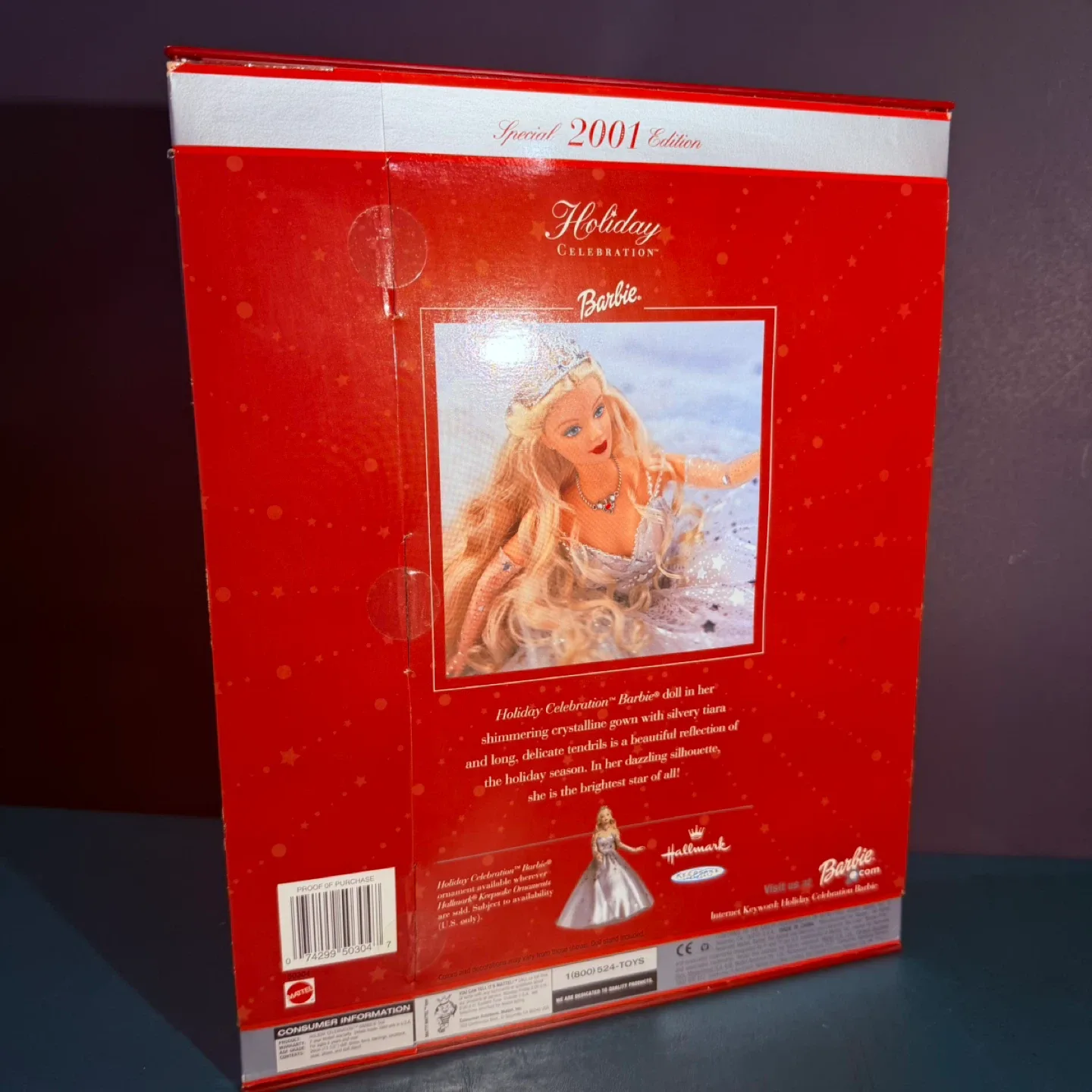 Holiday Celebration Barbie 2001 Special Edition - New in Box image indicator(7)