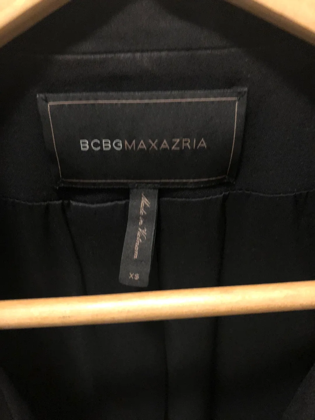 BCBGMAXAZRIA Black Blazer - Size XS image indicator(3)