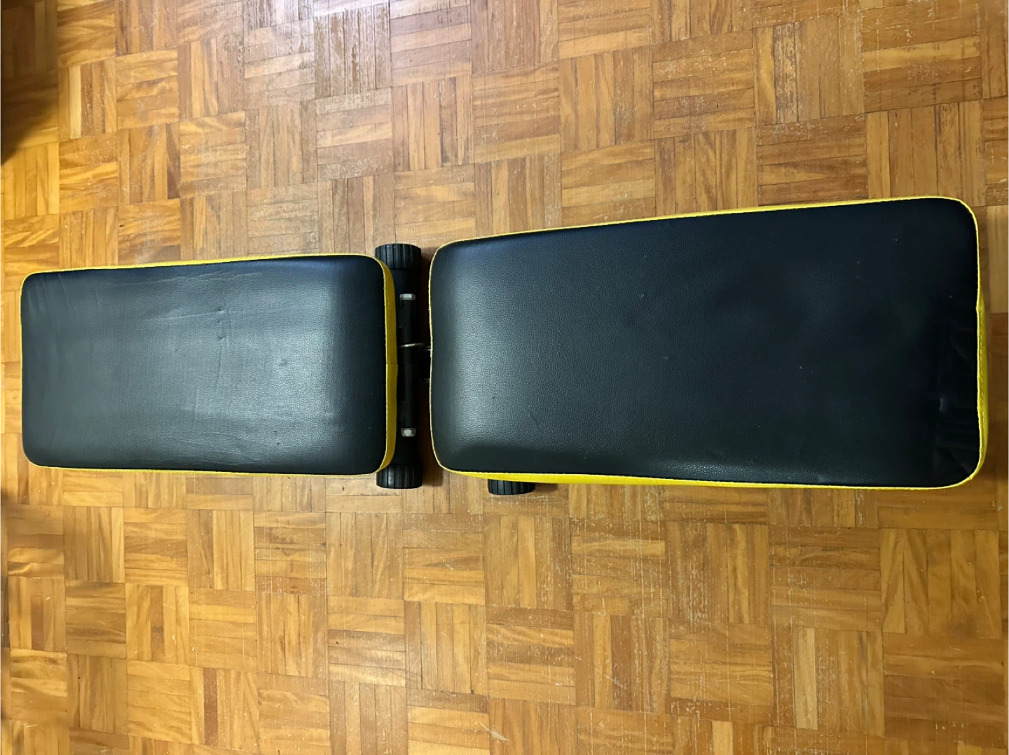 Adjustable Weight Bench - Black & Yellow - photo 3