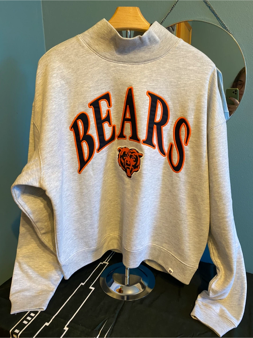 Chicago Bears Cropped Sweatshirt - Medium - photo 2