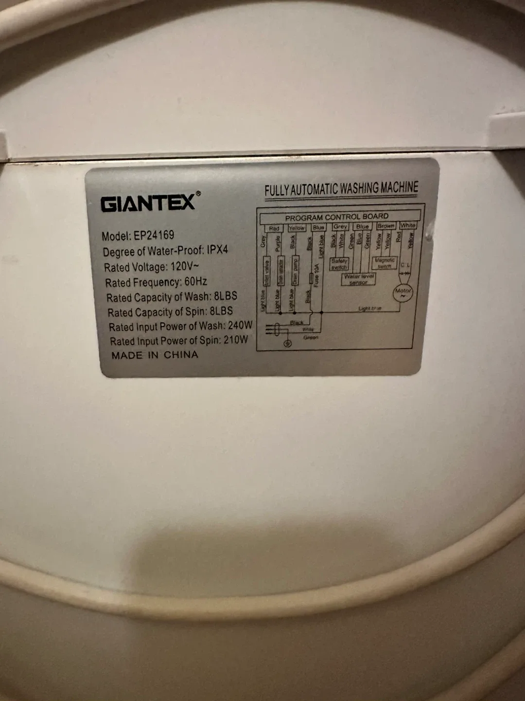 Giantex EP24169 Portable Washing Machine image indicator(4)