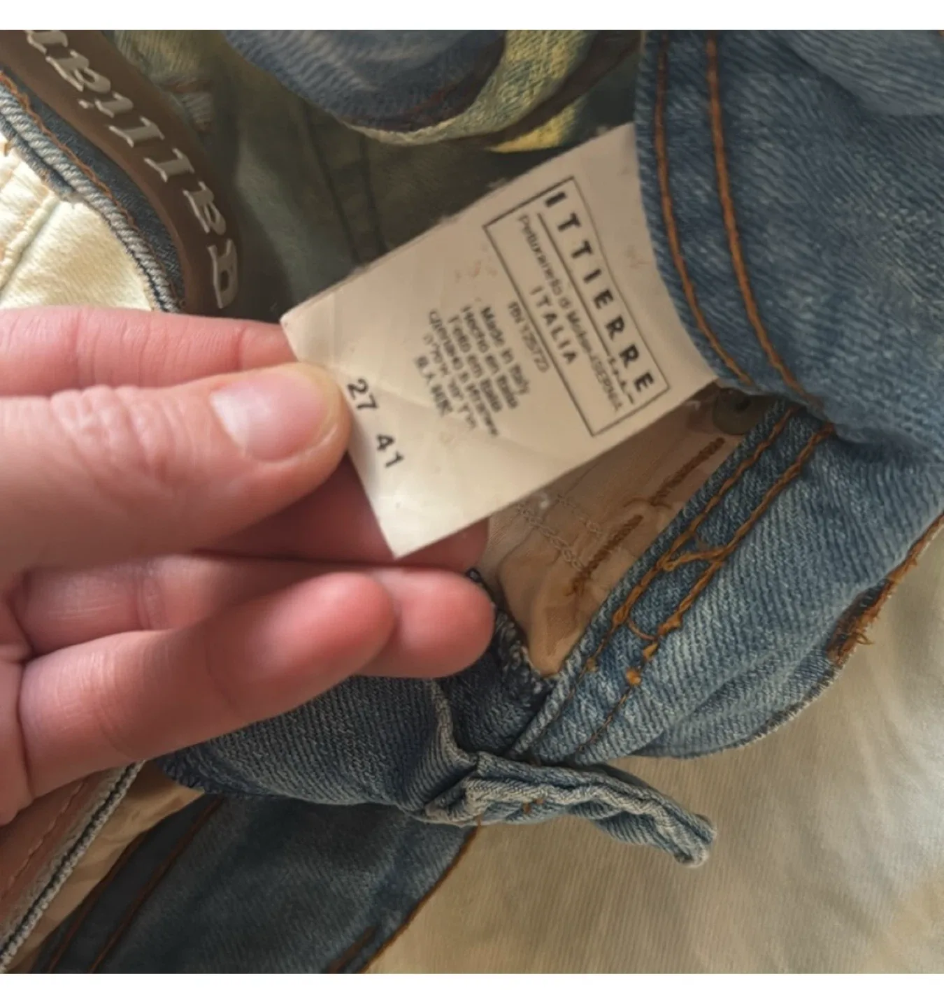 Vintage galliano Multicolor Jeans - size 27 image indicator(5)