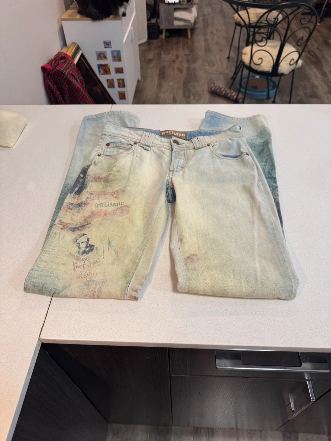 Vintage galliano Multicolor Jeans - size 27 image indicator(7)