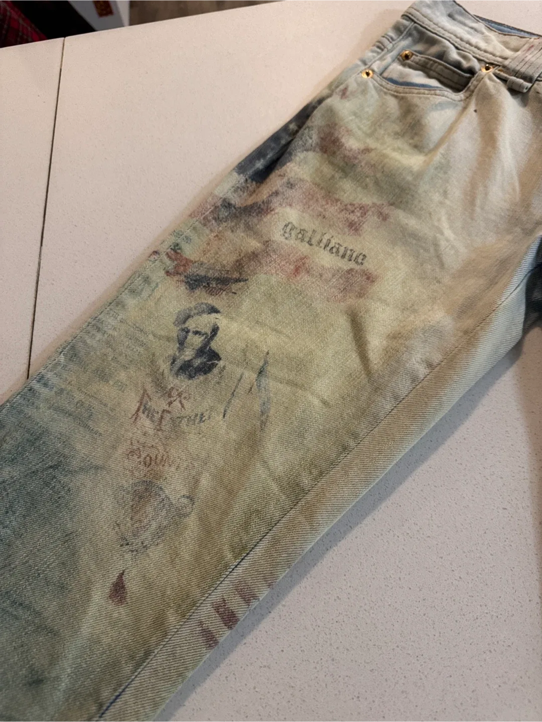 Vintage galliano Multicolor Jeans - size 27 image indicator(10)