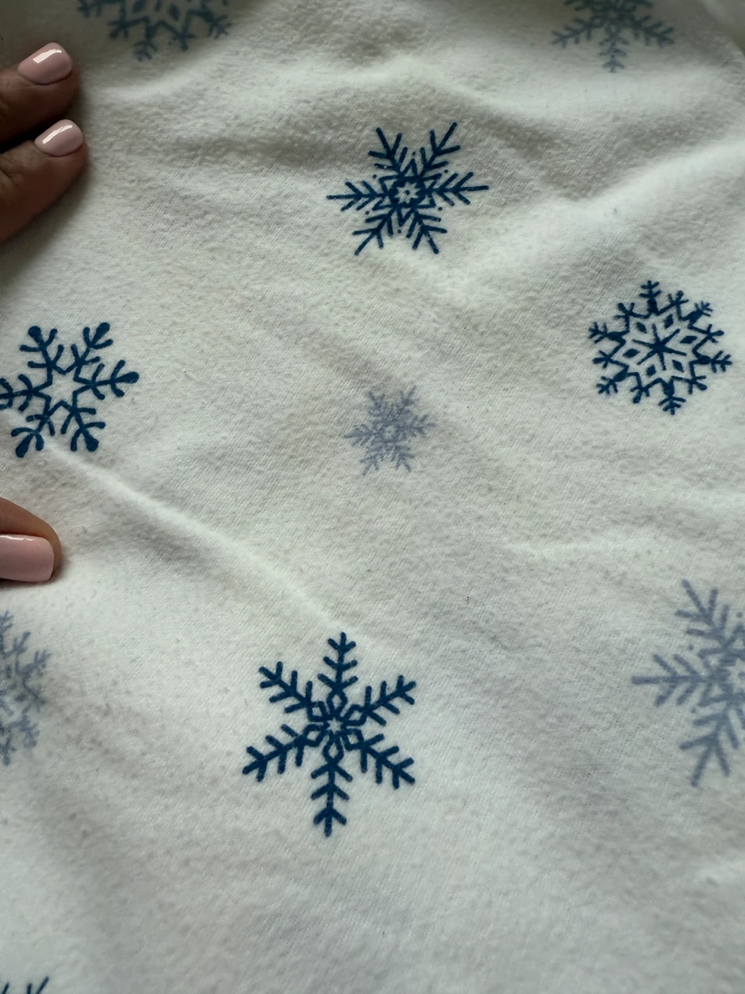 IKEA Full/Queen Duvet Cover Snowflake Pattern - photo 3