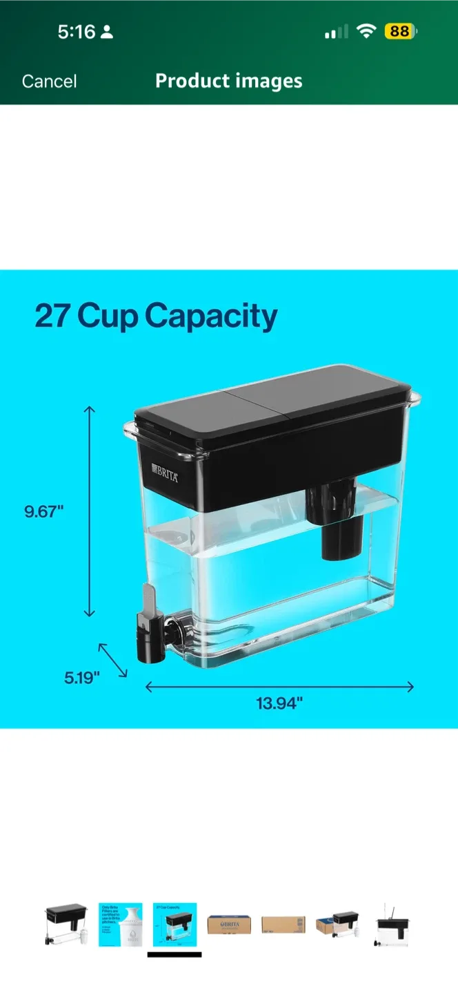 Brita Elite 27-Cup Water Filter Dispenser image indicator(2)