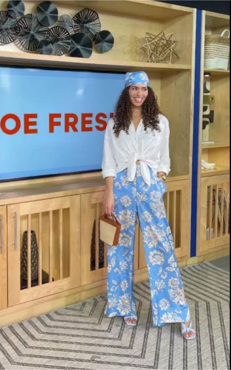 Joe Fresh x Roxy Earle Floral Pants - Size L - photo 5