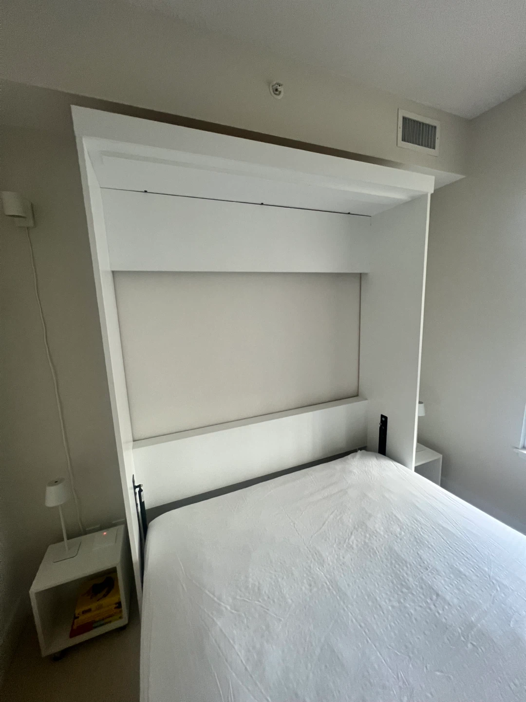 Queen Murphy Bed  - White - photo 2