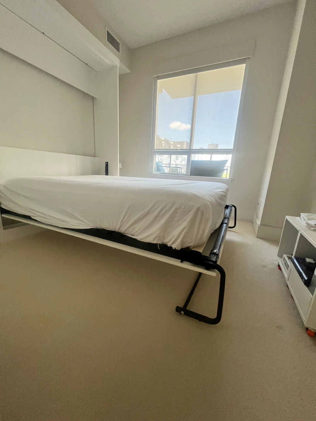 Queen Murphy Bed  - White - photo 3