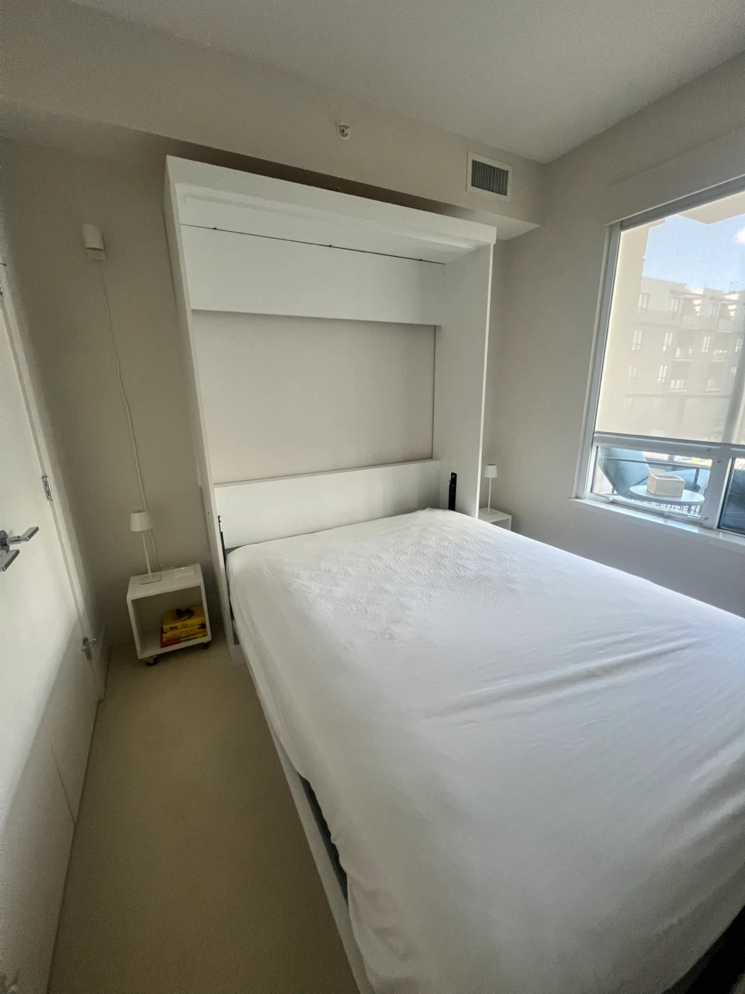 Queen Murphy Bed  - White - photo 5