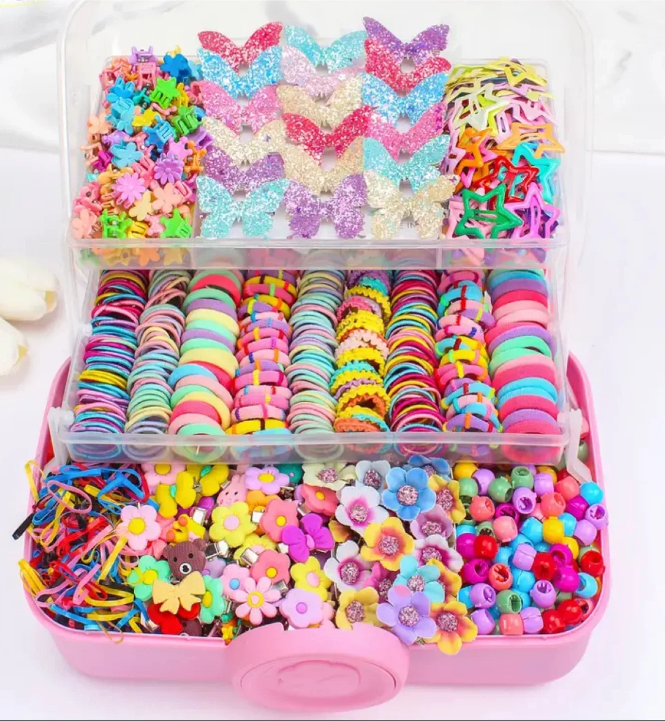 Brand new - (510 pcs) Hair Accessories Set