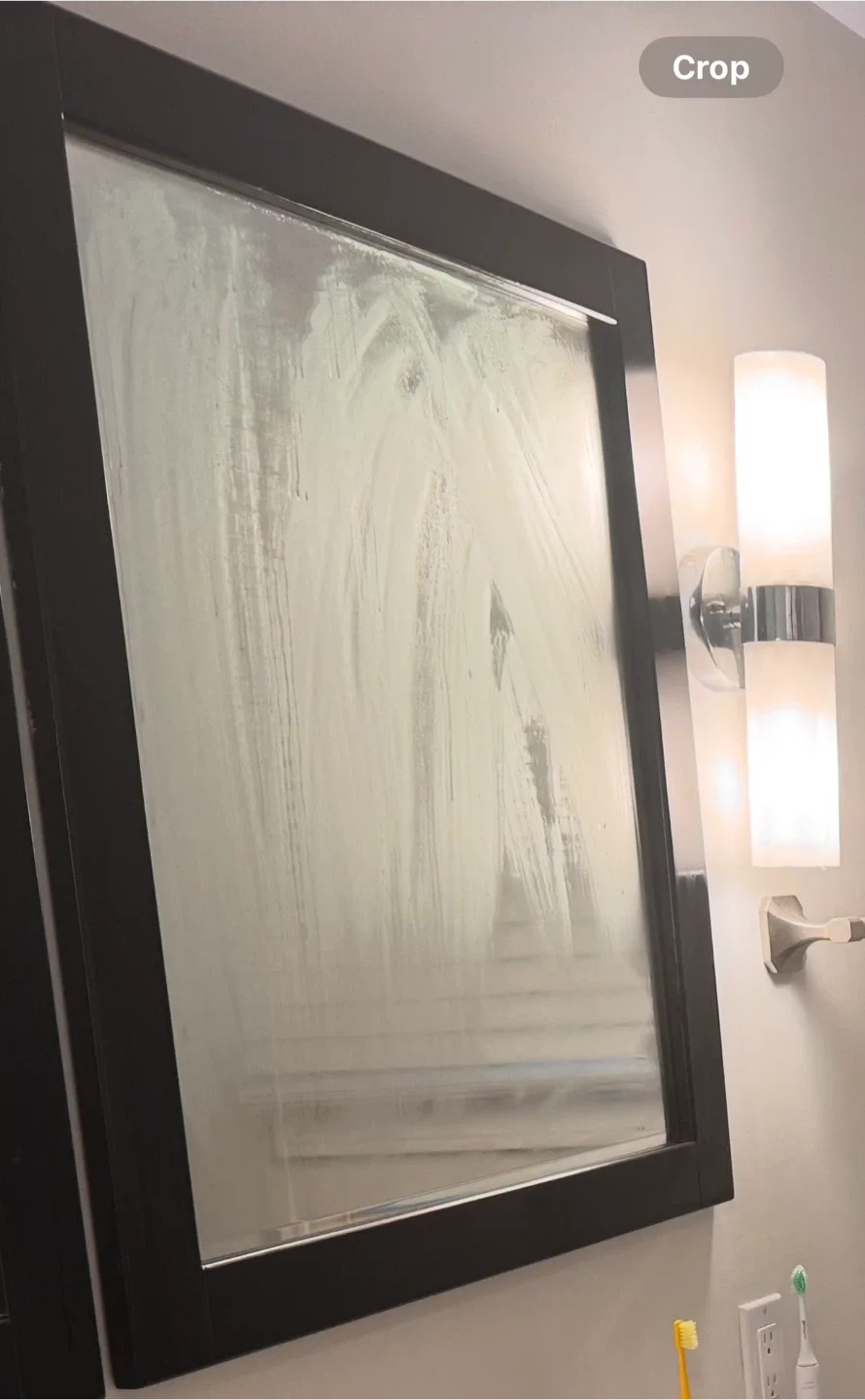 Bathroom mirrors -black 27”x29”