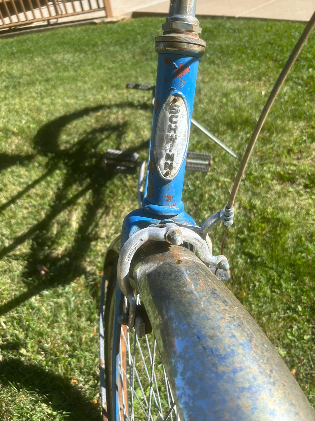 Vintage Schwinn Twinn Tandem Bicycle - Blue - photo 5