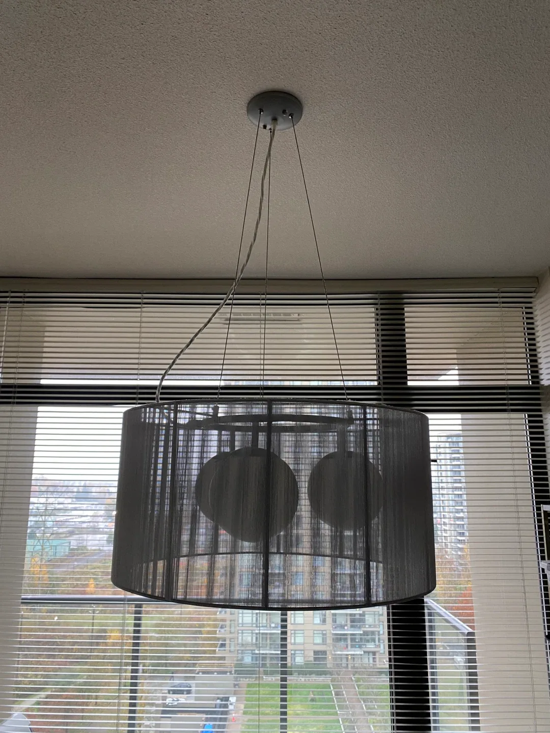 EQ3 Hanging Drum Shade Chandelier image indicator(4)
