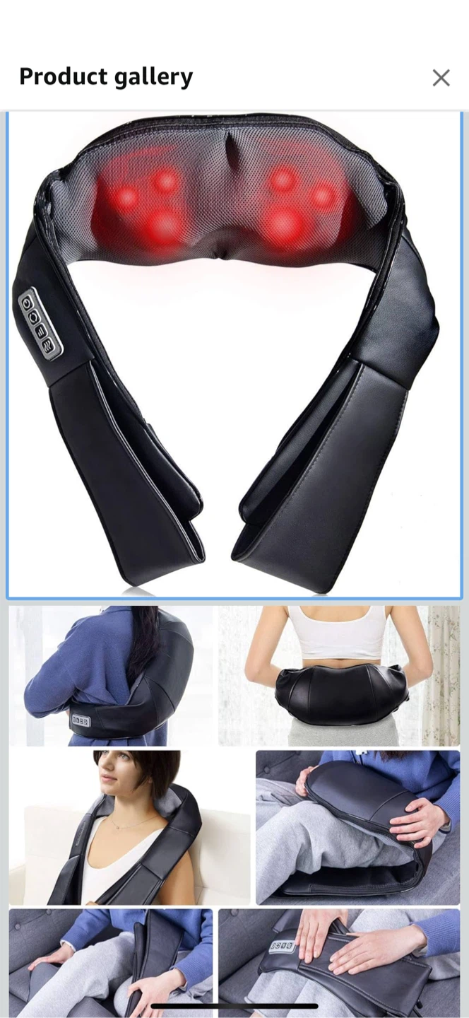 Shiatsu Neck & Back Massager with Heat - photo 4