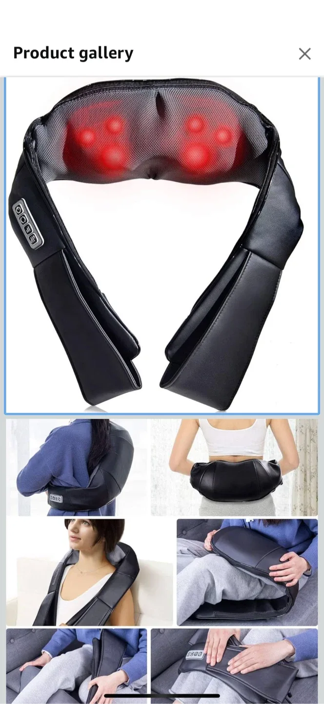 Shiatsu Neck & Back Massager with Heat image indicator(4)