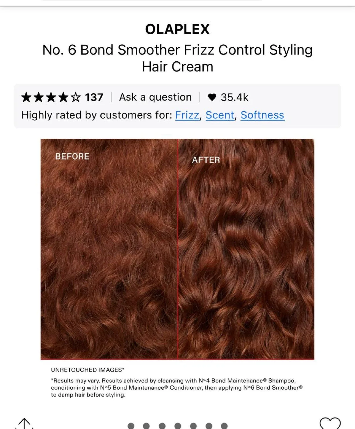 Olaplex No. 6 Bond Smoother - 20mL image indicator(3)