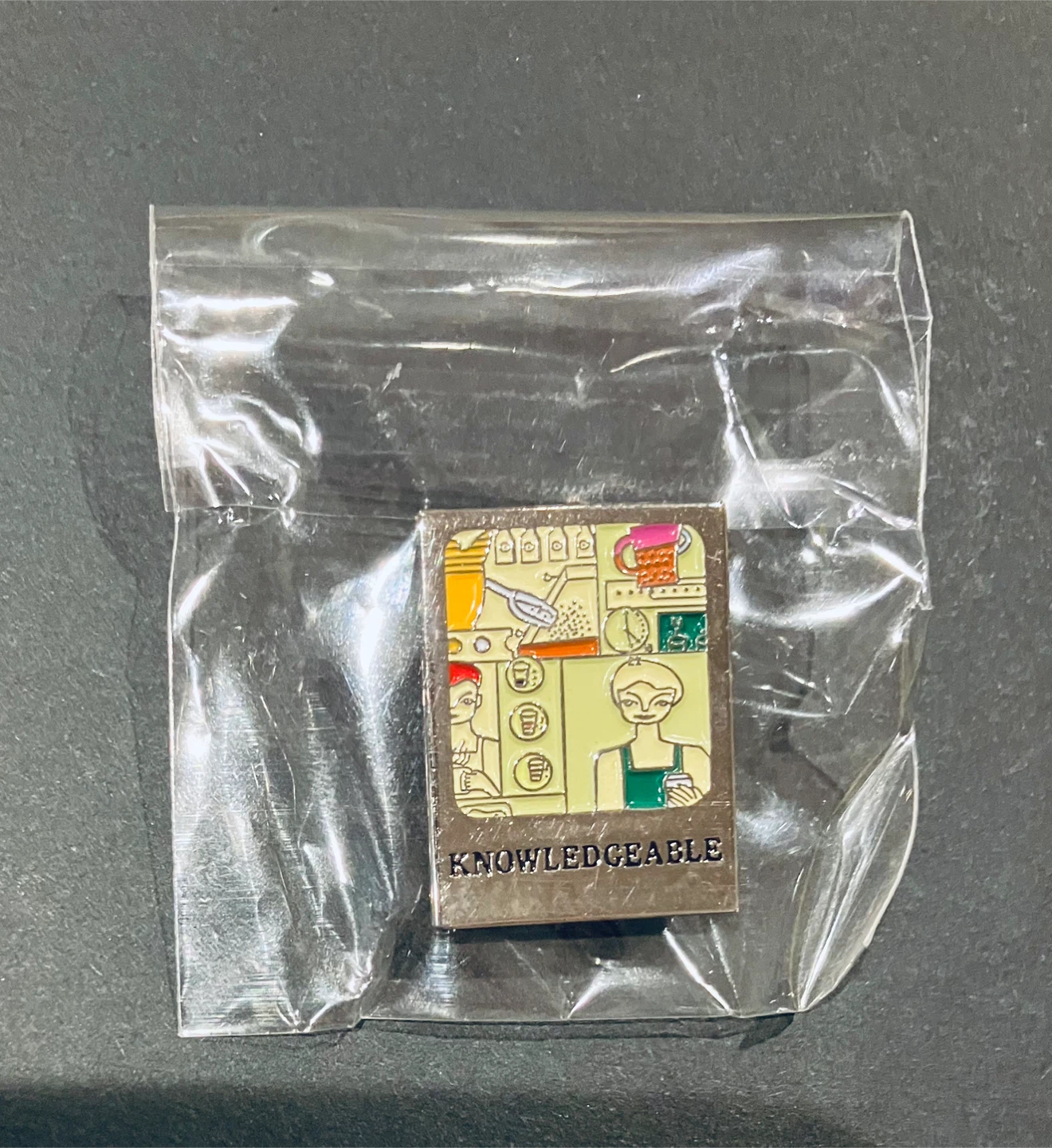 Starbucks Knowledgeable Enamel Pin - photo 2