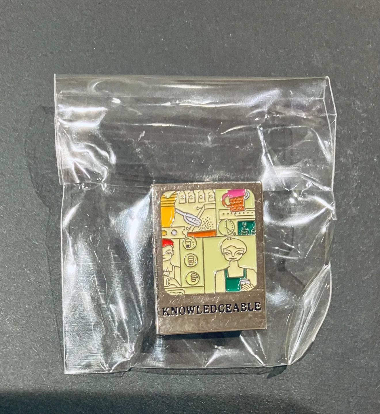 Starbucks Knowledgeable Enamel Pin image indicator(2)