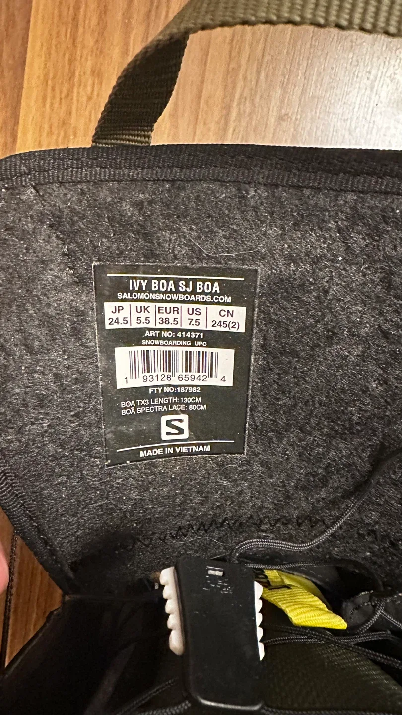 Salomon Ivy Boa SJ Snowboard Boots - US 7.5 image indicator(4)