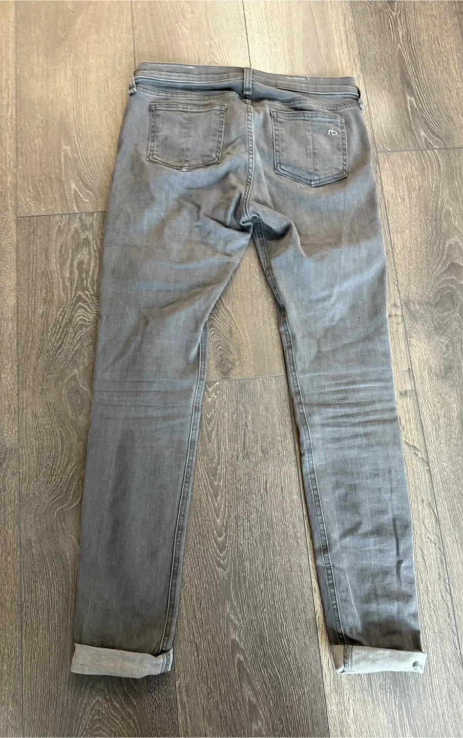 Rag & Bone Gray Denim Jeans image indicator(4)
