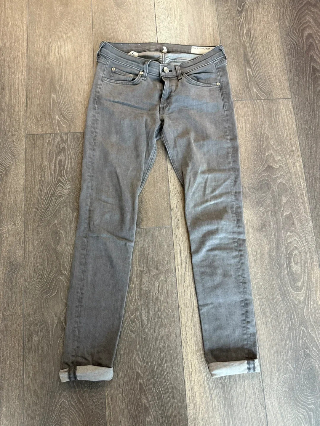 Rag & Bone Gray Denim Jeans thumbnail