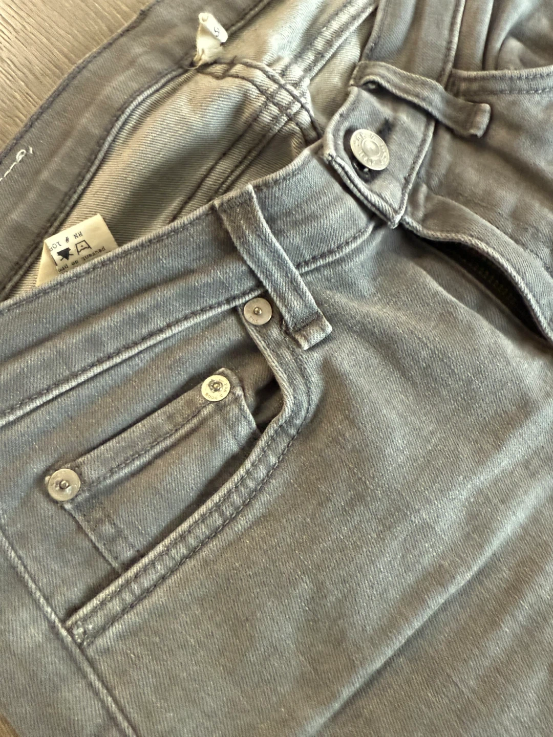 Rag & Bone Gray Denim Jeans - photo 3