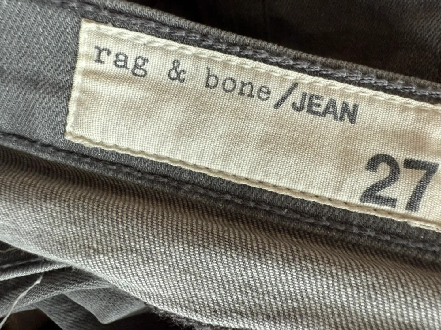 Rag & Bone Gray Denim Jeans image indicator(8)