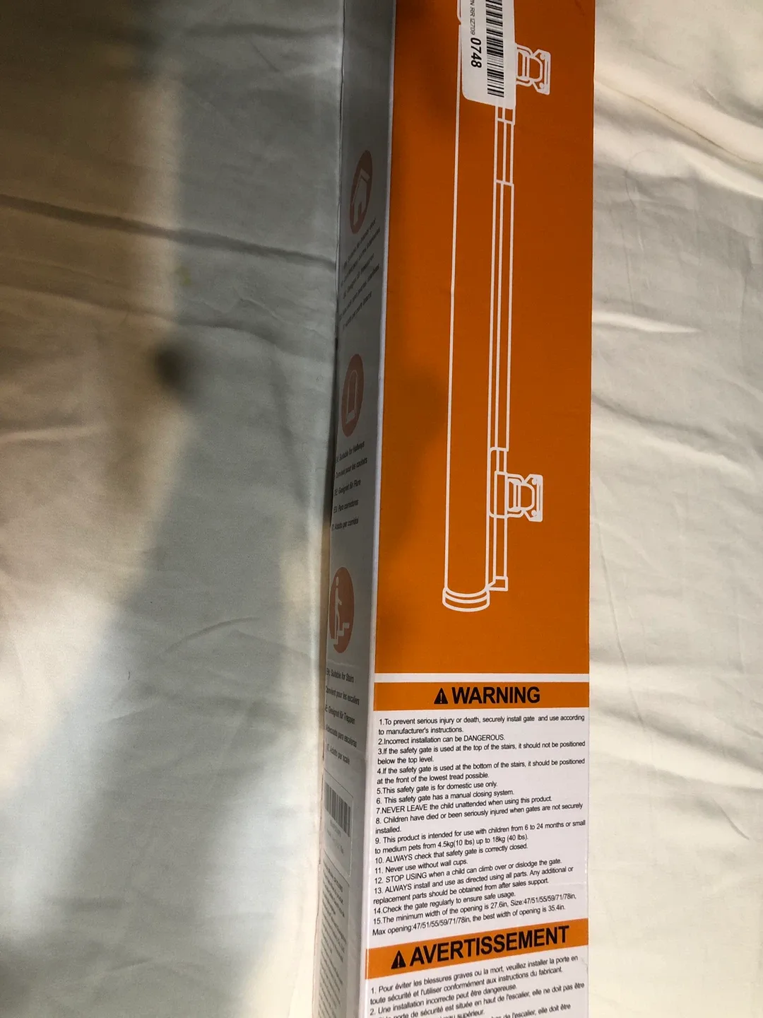 Retractable Safety Gate - Brand New in Box! image indicator(6)