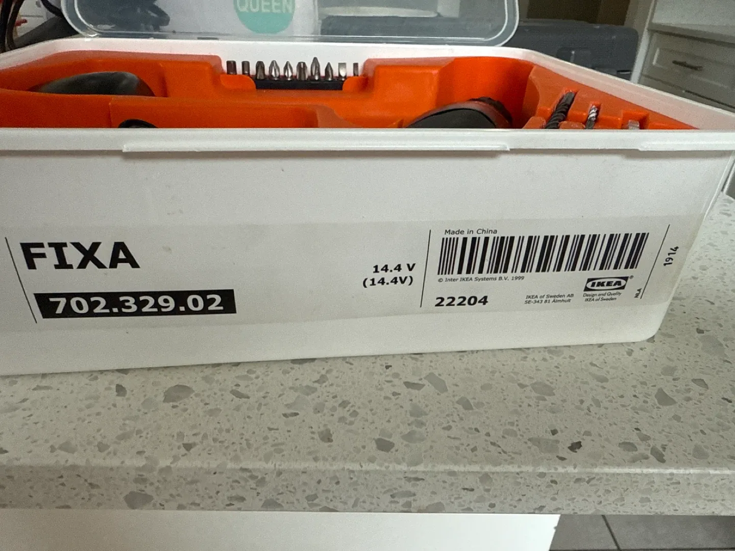 IKEA FIXA 14.4V Cordless Drill w/ Case image indicator(4)