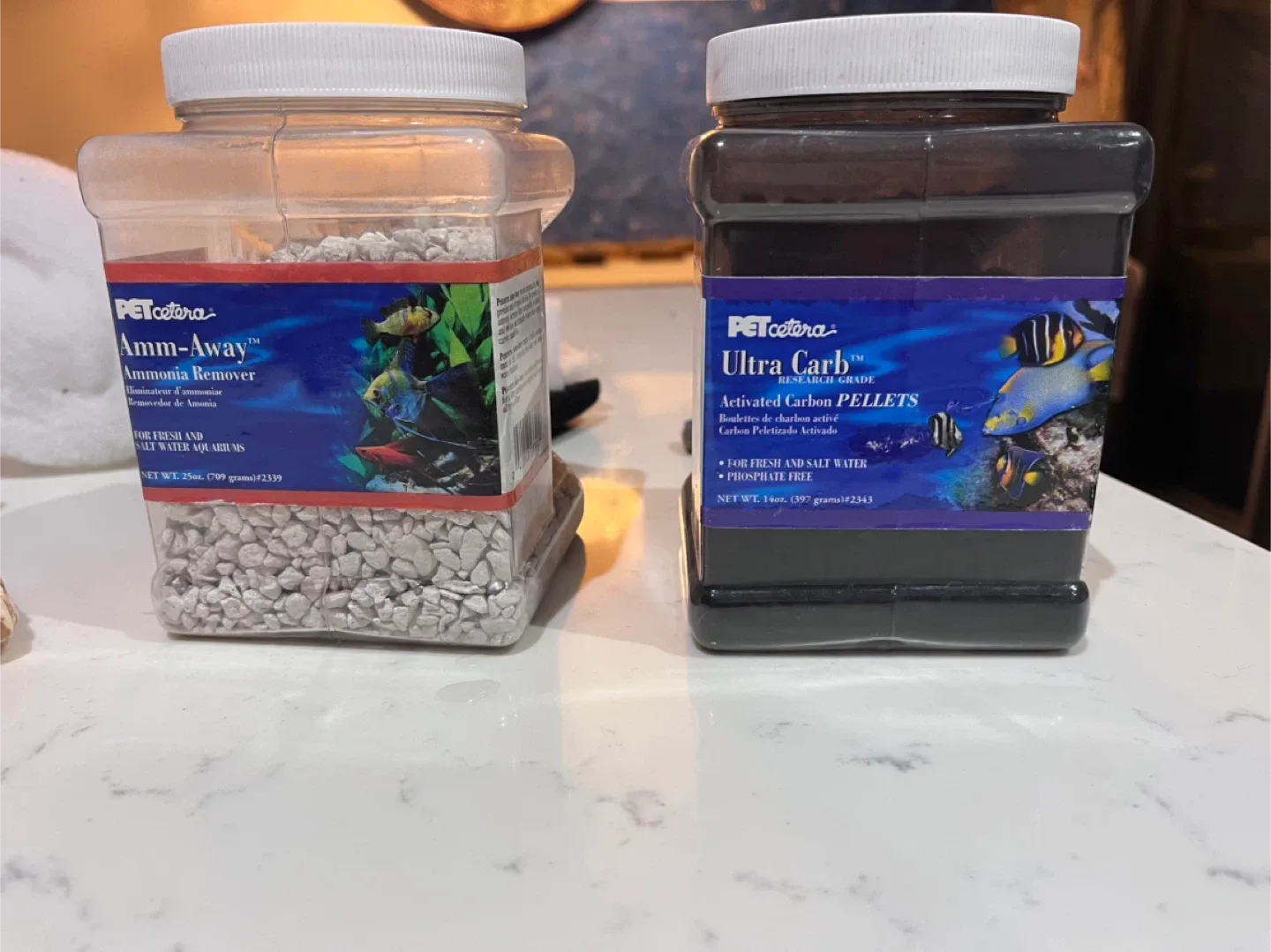 5 Gallon Aquarium Tank, Heater, Carbon, Ammonia Remover image indicator(5)