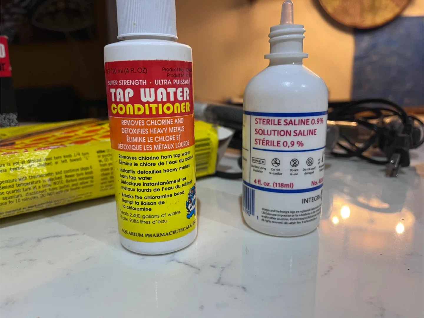 5 Gallon Aquarium Tank, Heater, Carbon, Ammonia Remover image indicator(6)