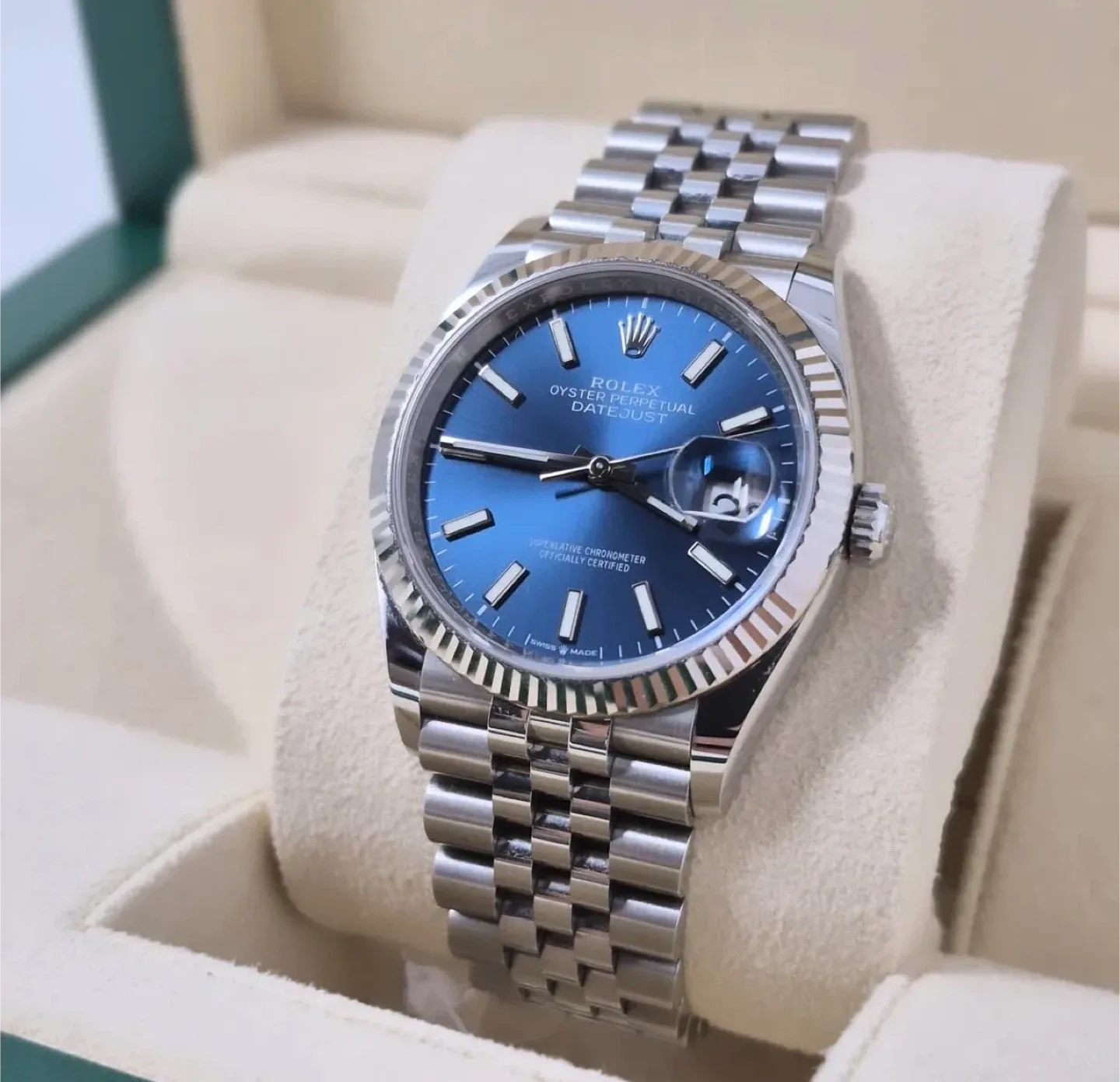 2022 Rolex Datejust 36mm – Blue Index Dial (126234)