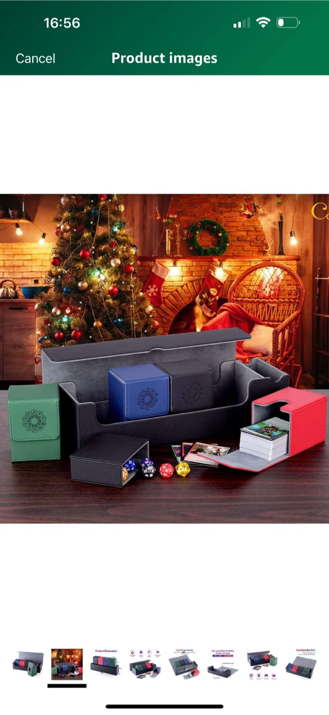 Card Storage Box for Trading Cards