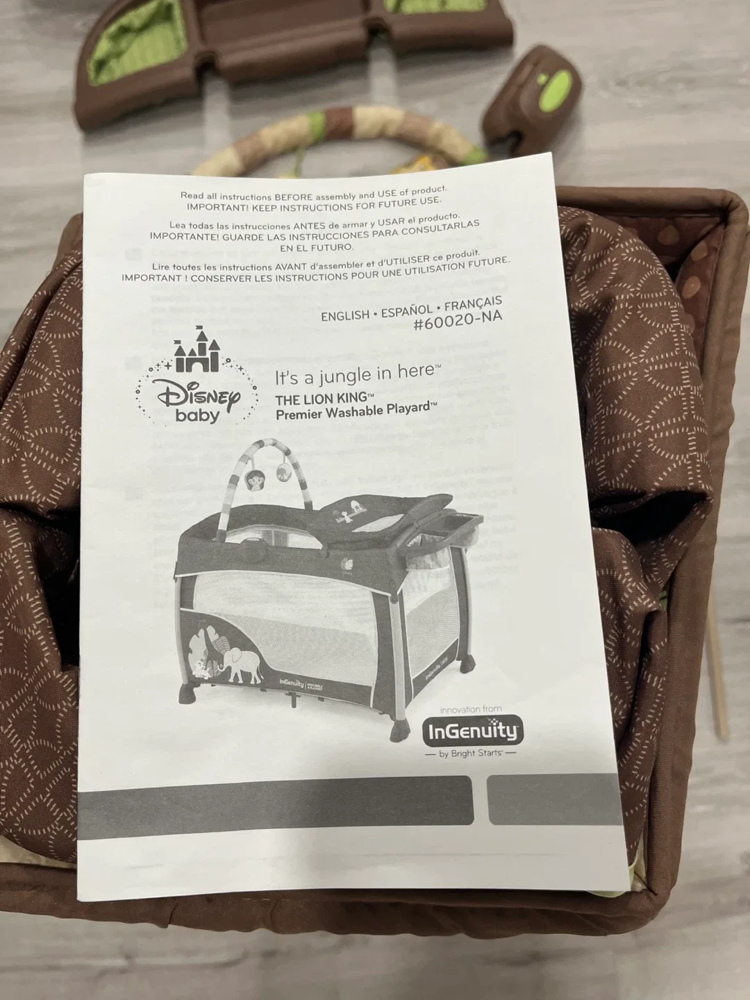 Washable playard image indicator(4)