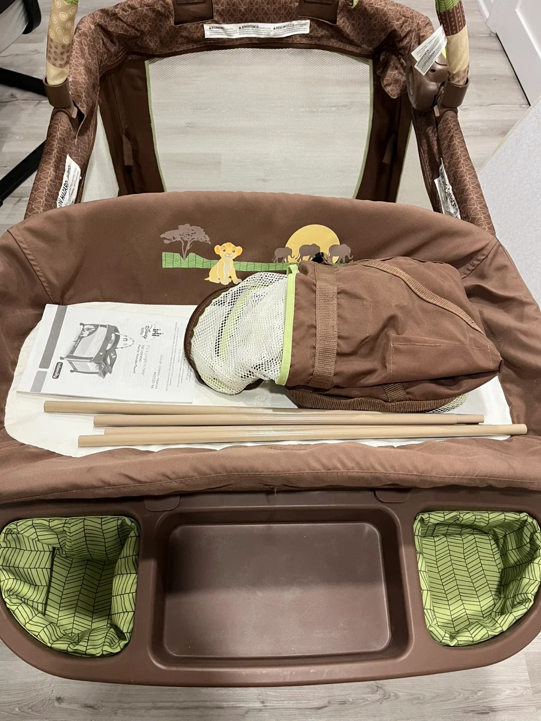 Washable playard image indicator(6)