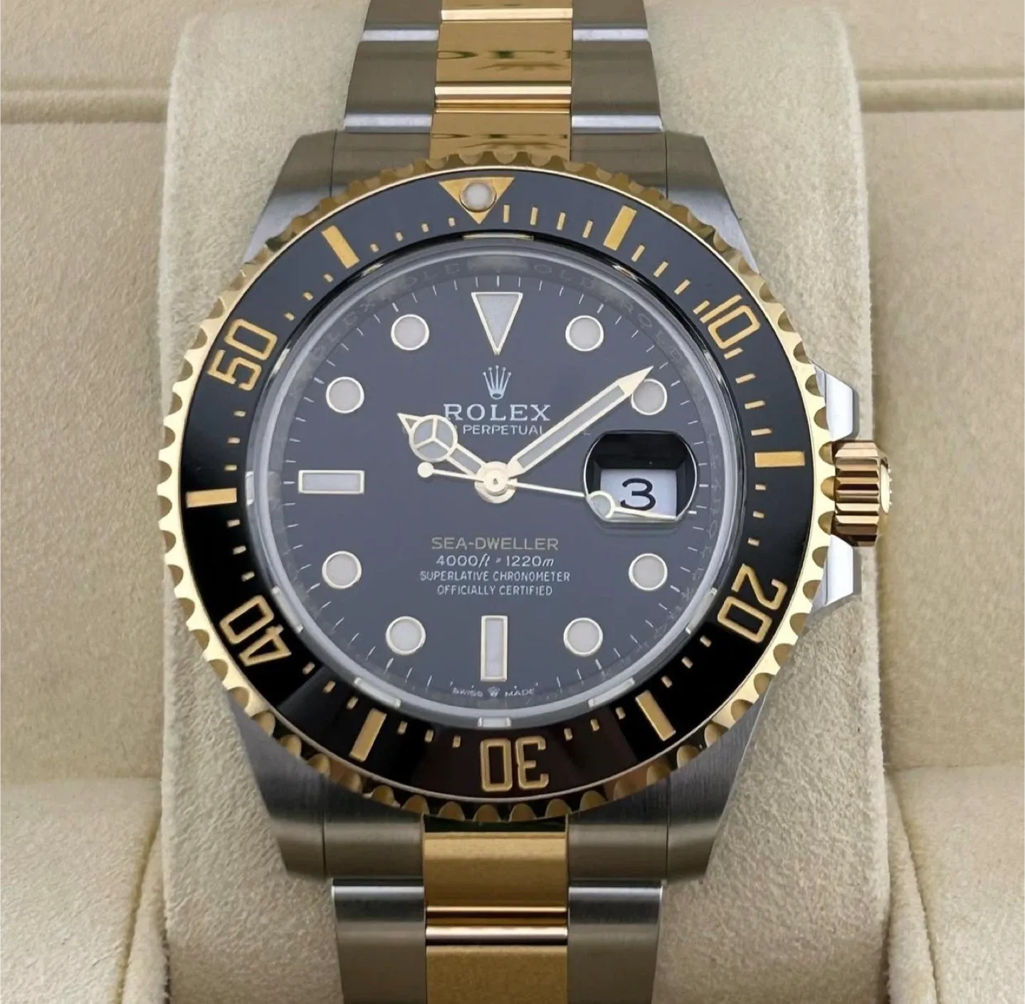 Brand New 2025 Rolex Sea Dweller 43mm Two Tone 126603