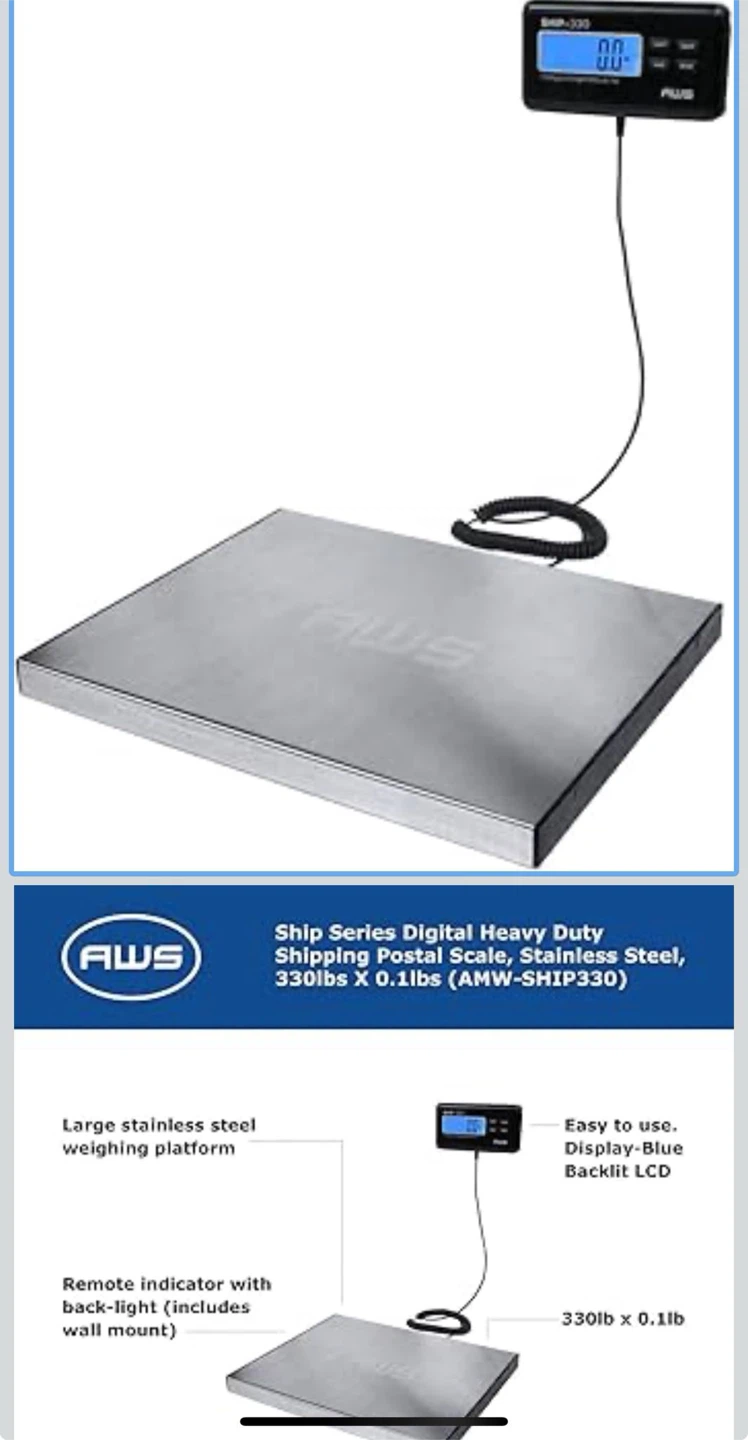 AWS AMW-SHIP330 Digital Postal Scale