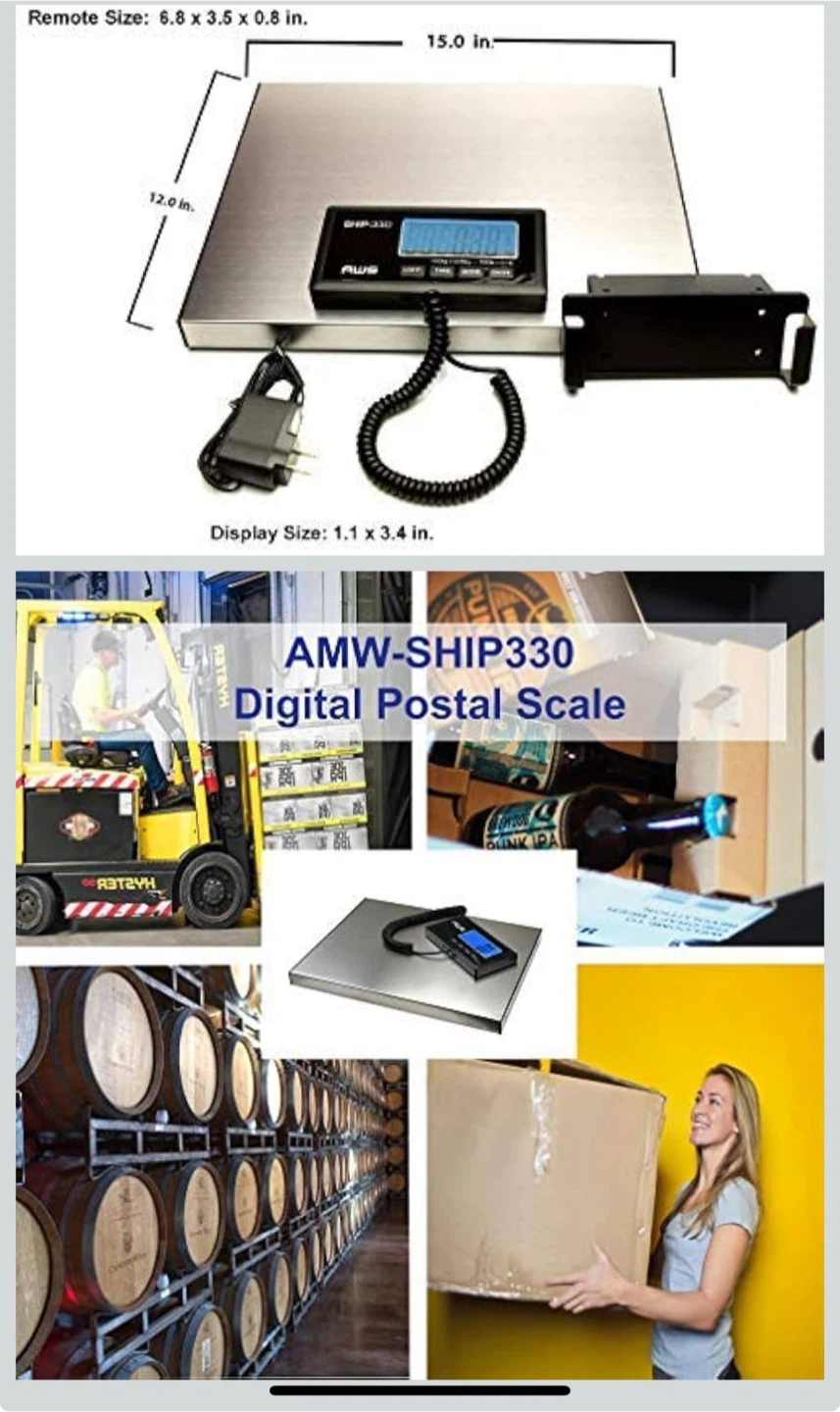 AWS AMW-SHIP330 Digital Postal Scale - photo 2