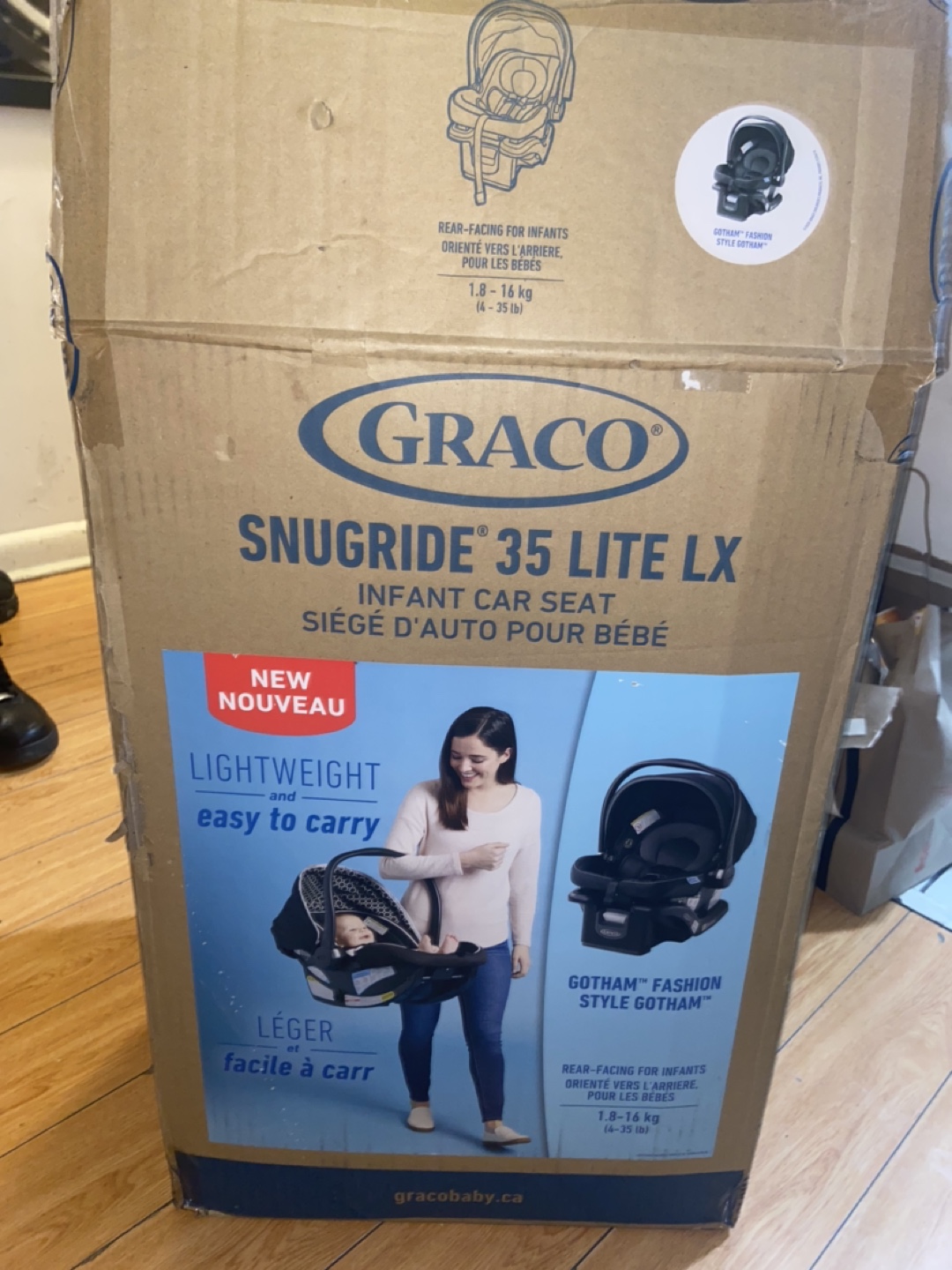 Graco SnugRide 35 Lite LX Infant Car Seat - Black - photo 5