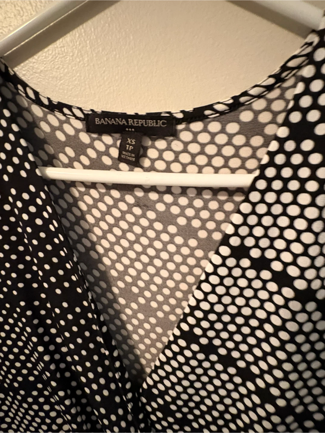 Banana Republic Black & White Polka Dot Dress - XS - photo 3