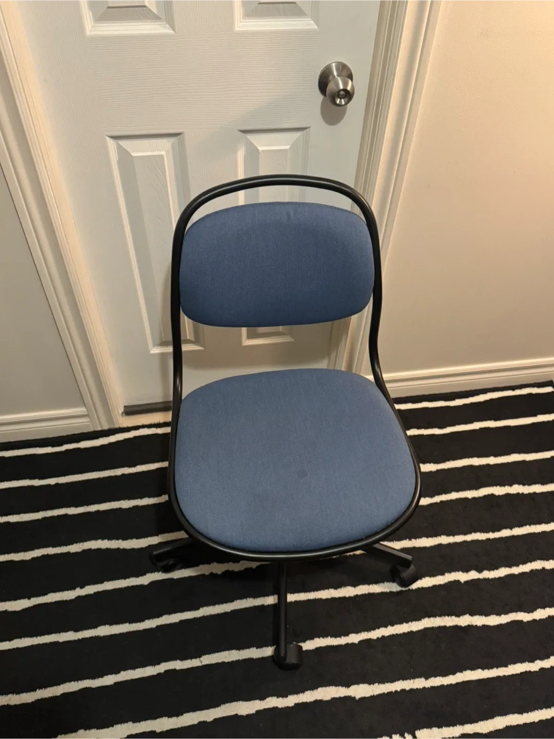 IKEA ÖRFJÄLL Swivel Chair - Dark Blue image indicator(2)
