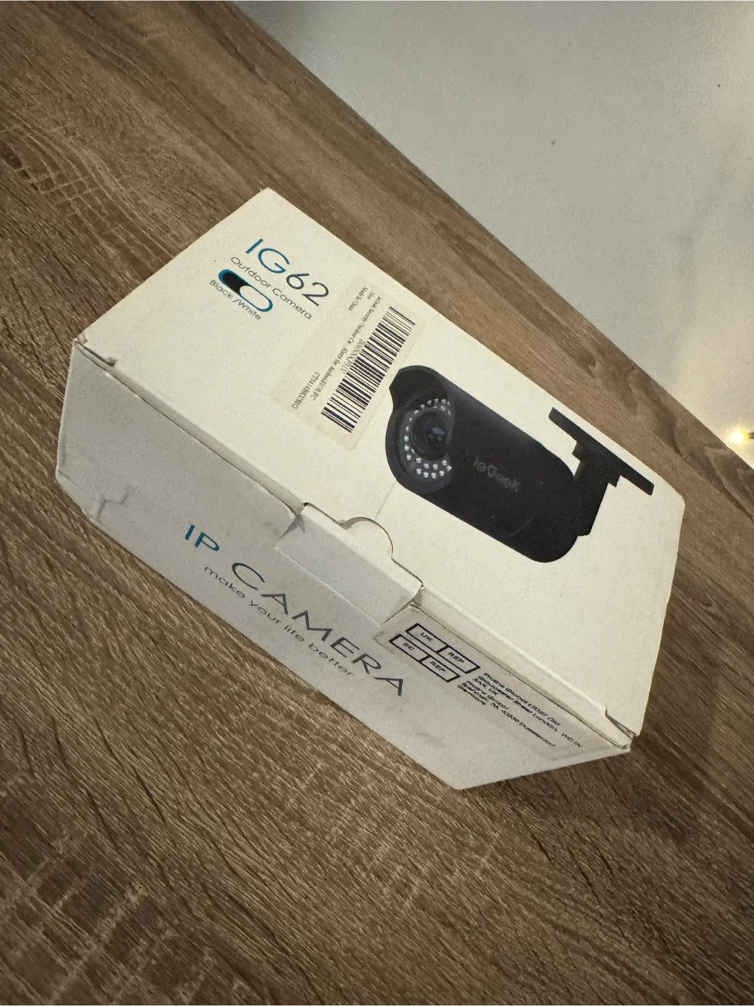 ieGeek IG62 Outdoor Security Camera - New in Box