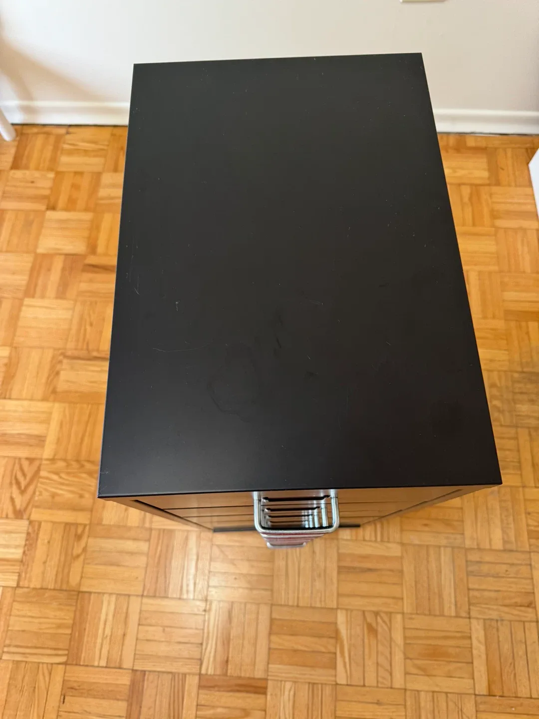 IKEA HELMER Black Drawer Unit on Casters image indicator(4)