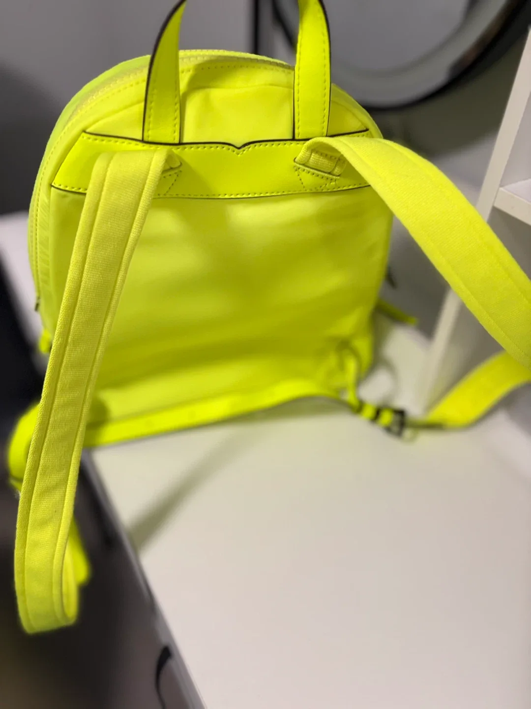 Kate Spade Neon Yellow Backpack image indicator(3)
